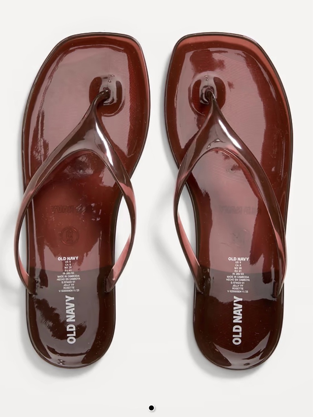 Flip-Flop Jelly Sandals